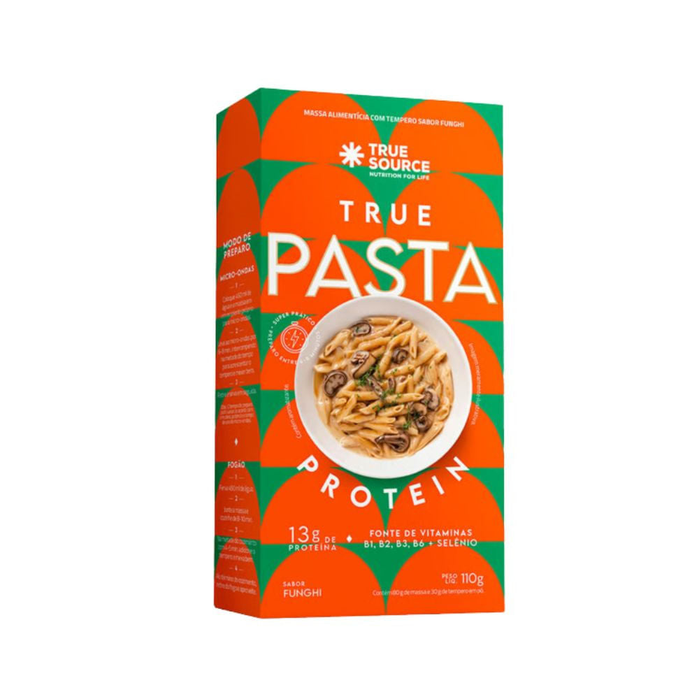 Embalagem-do-macarrao-proteico-sabor-funghi-da-True-Source-com-13g-de-proteina-e-110g-de-peso