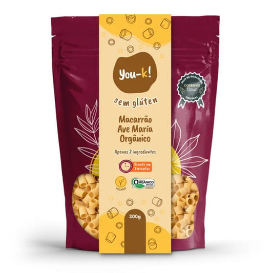 Macarrão Sem Glúten Ave Maria Orgânico 300g You Ka
