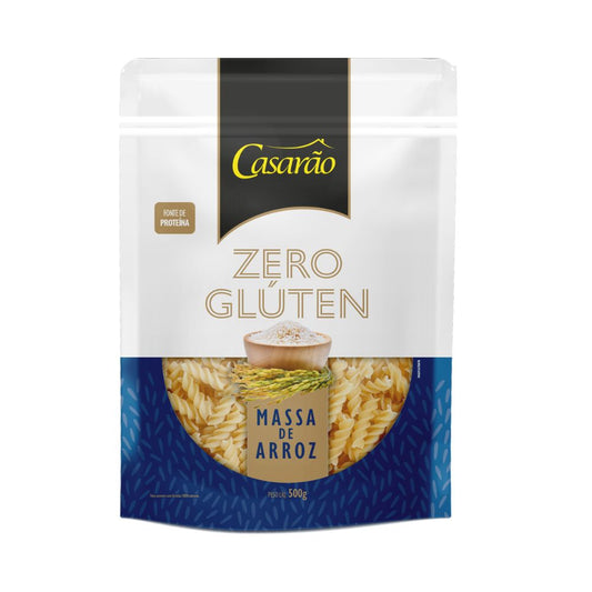 Macarrao Sem Gluten Fusilli 500g Casarao