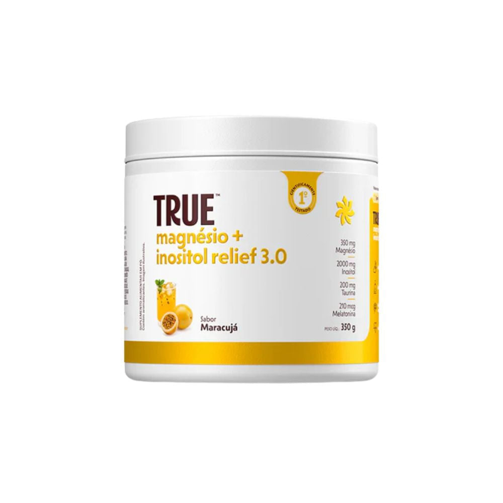 Magnesio-Inositol-Relief-3.0-Sabor-Maracuja-350g-TRUE---Melatonina