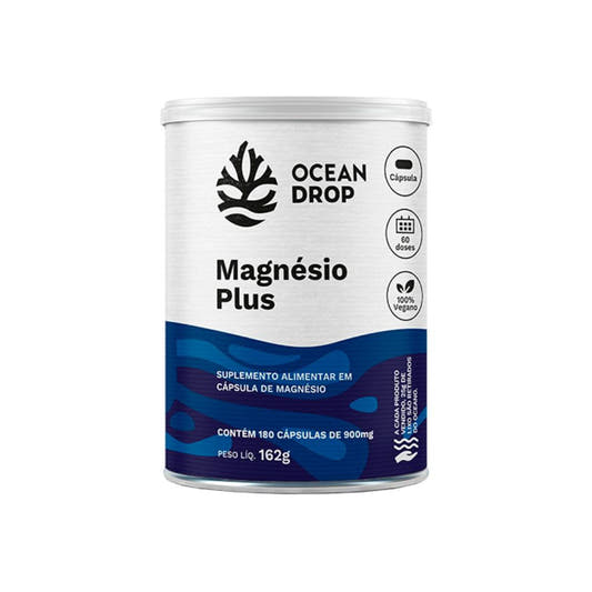 Magnésio Plus 180 Cápsulas Ocean Drop