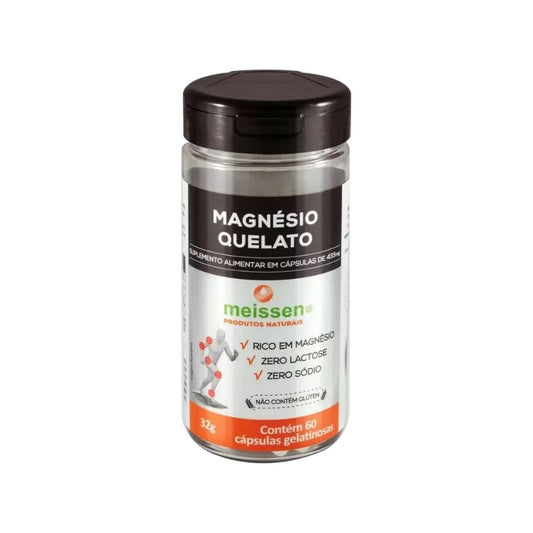 Magnésio Quelato 60 Cápsulas Meissen
