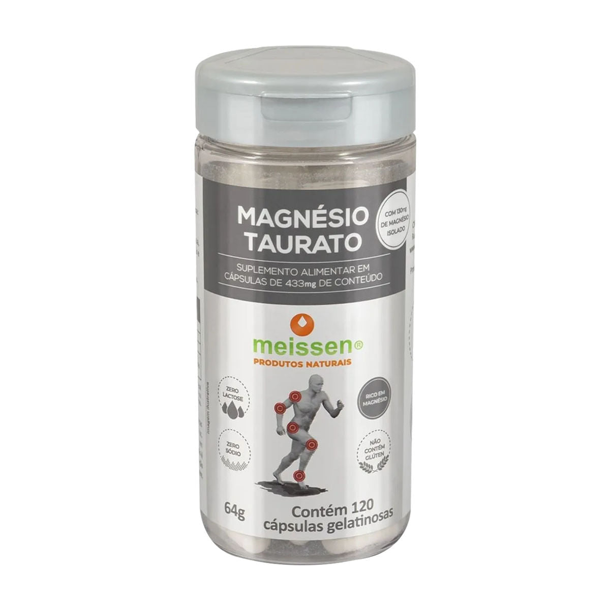 Magnésio Taurato 120 Cápsulas Meissen