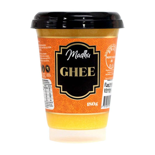 Manteiga Ghee Clarificada 180g Madhu Bakery