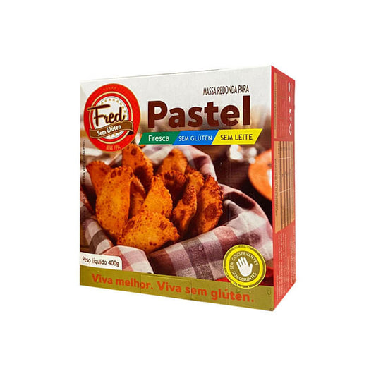 Massa de Pastel sem Glúten e sem Lactose 400g Fred Sem Glúten