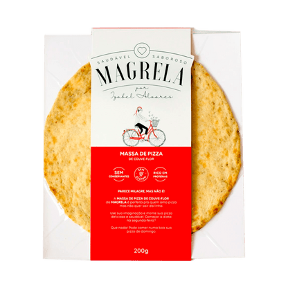Massa de Pizza Low Carb 200g Magrela