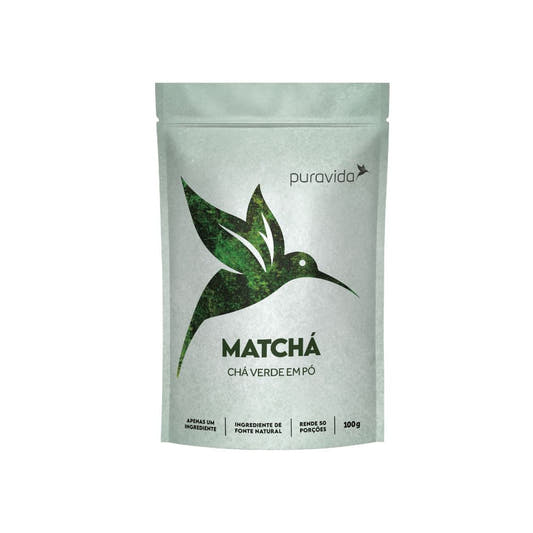 Matcha Cha Verde em Po 100g Puravida