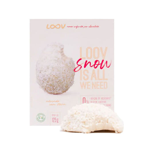 Meio Ovo de Páscoa Loov Snow 125g Chocolife