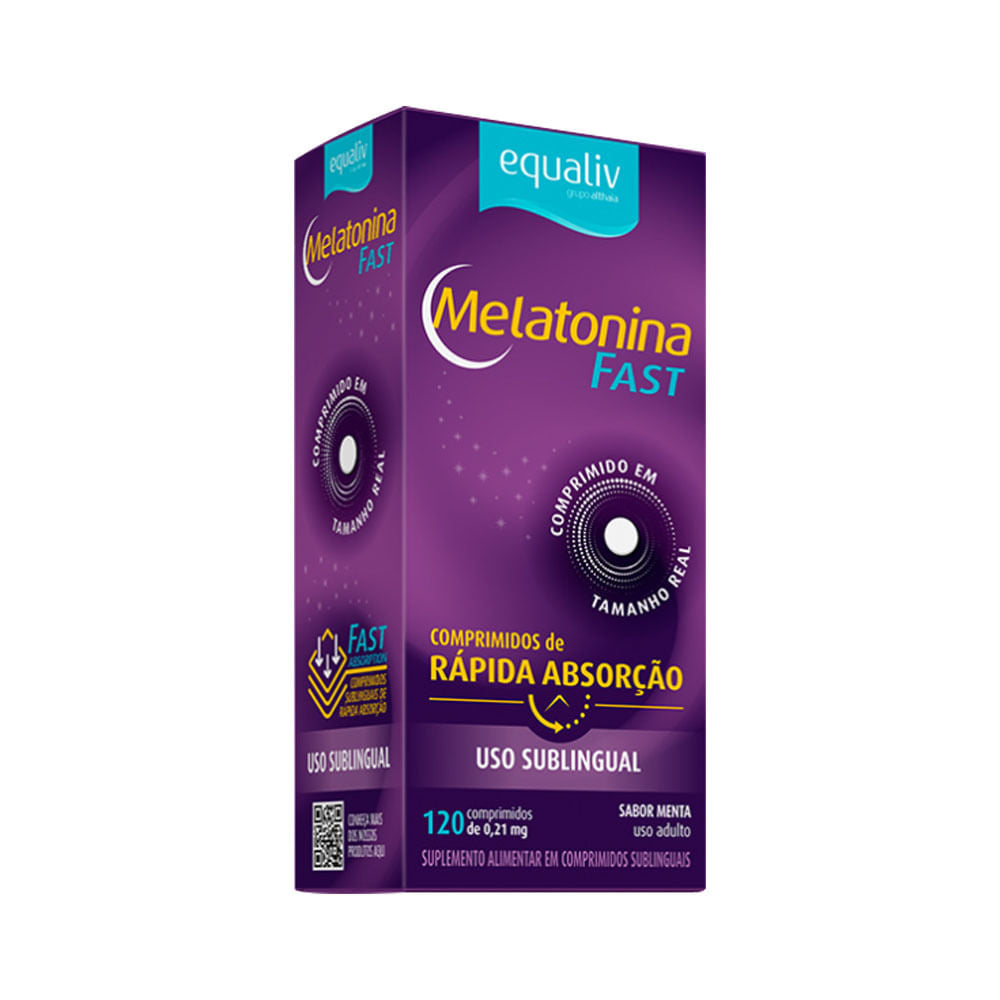 Melatonina Fast 120 Comprimidos Equaliv