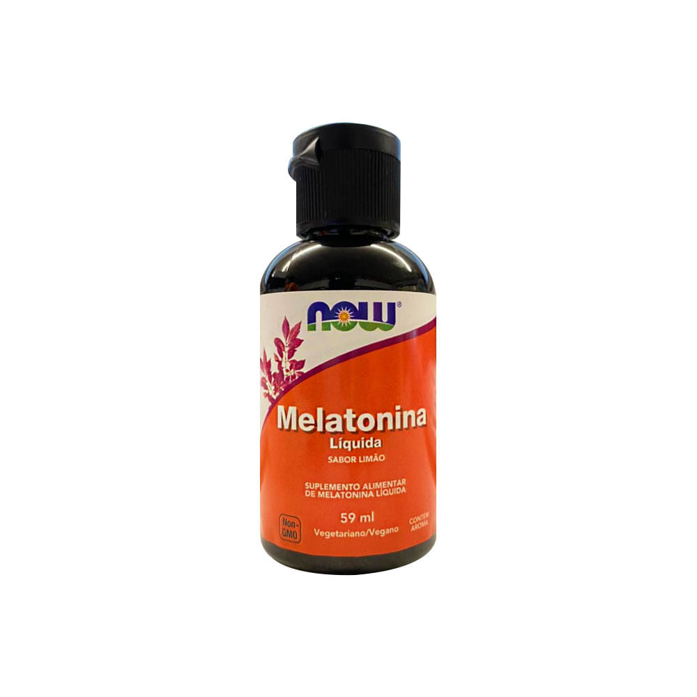 Melatonina Líquida Sabor Limão 59ml Now