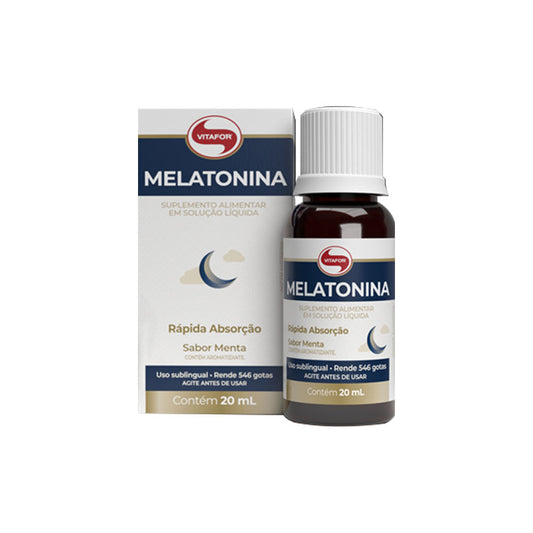 Melatonina em Gotas Sabor Menta 20ml Vitafor