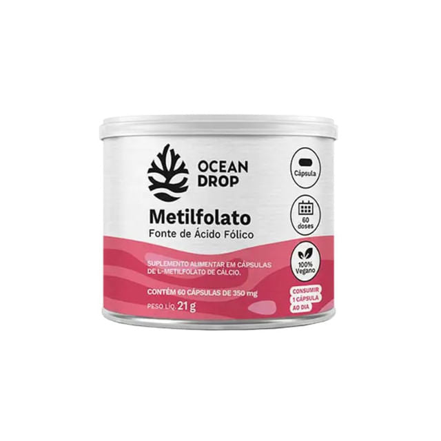 Metilfolato 60 Cápsulas Ocean Drop