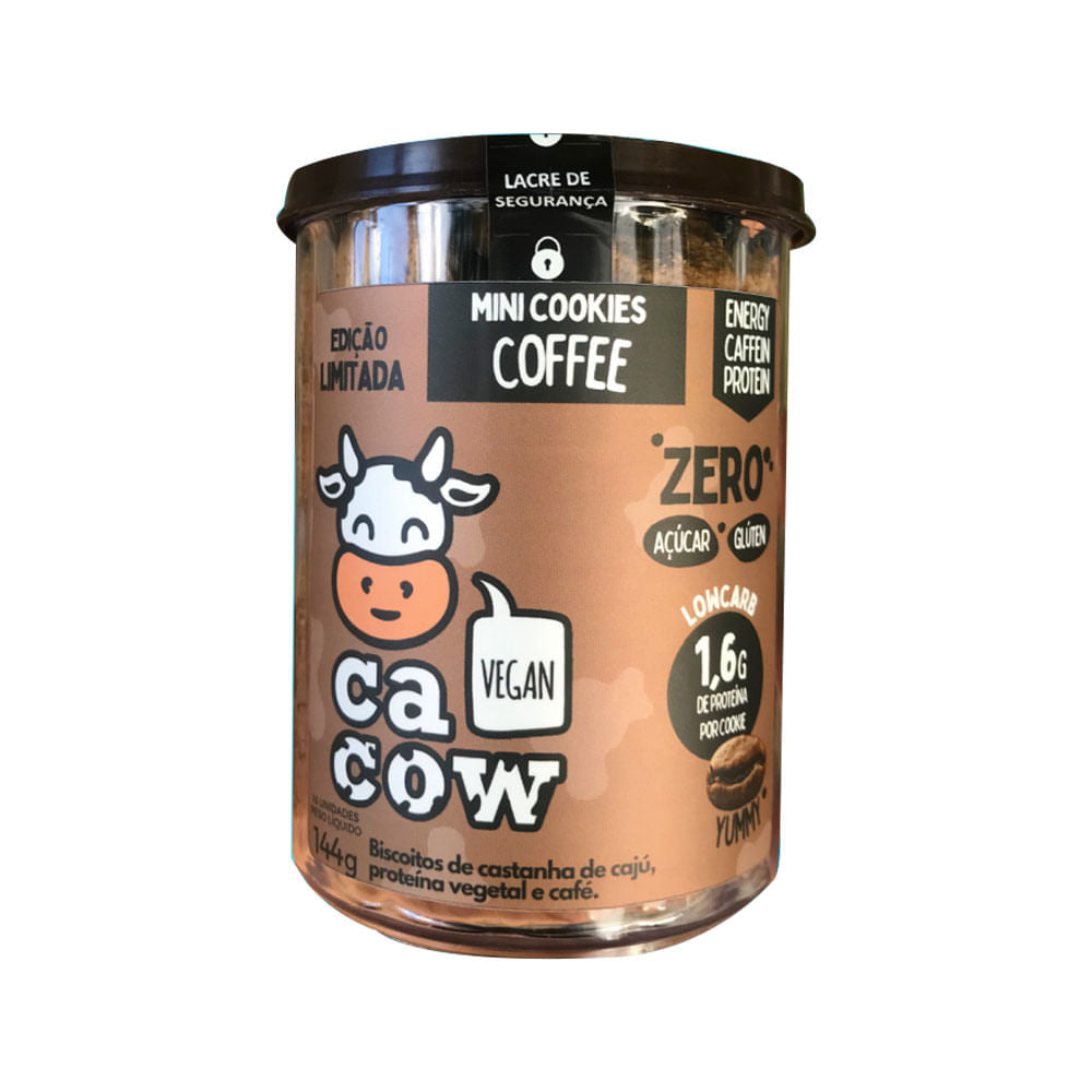 Mini Cookies Sabor Café 144g Cacow