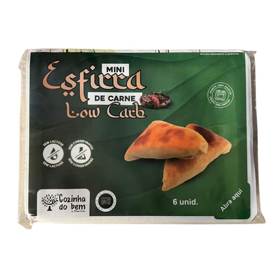 Mini Esfirra de Carne Low Carb 150g Cozinha do Bem