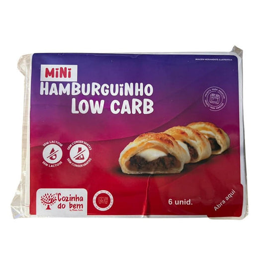 Mini Hamburguinho Low Carb 150g Cozinha do Bem
