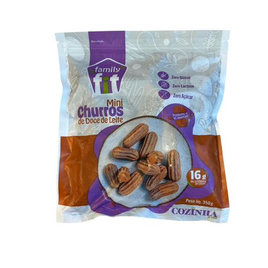 Mini Churros de Doce de Leite 350g Family Fit