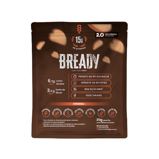 Mistura Para Pão Low Carb Original 20g Bready