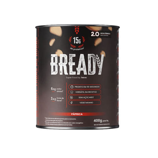 Mistura Para Pão Low Carb Sabor Páprica 400g Bready