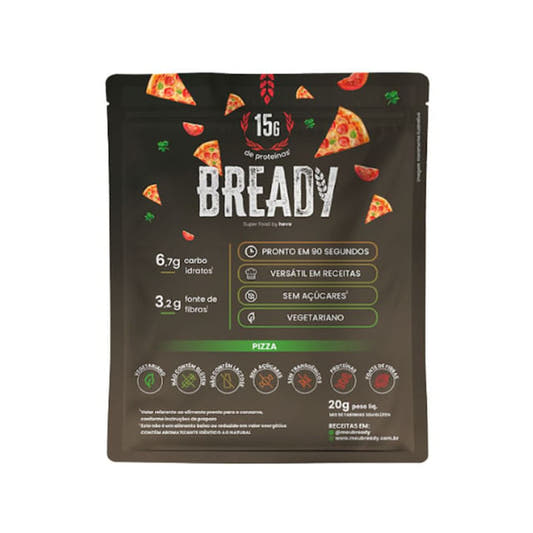 Mistura Para Pão Low Carb Sabor Pizza 20g Bready