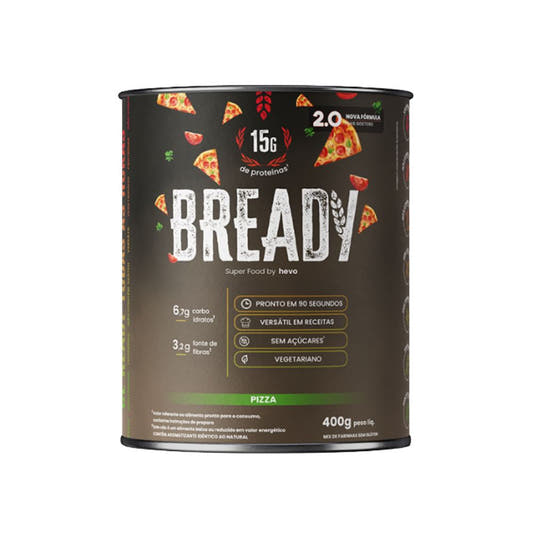 Mistura Para Pão Low Carb Sabor Pizza 400g Bready