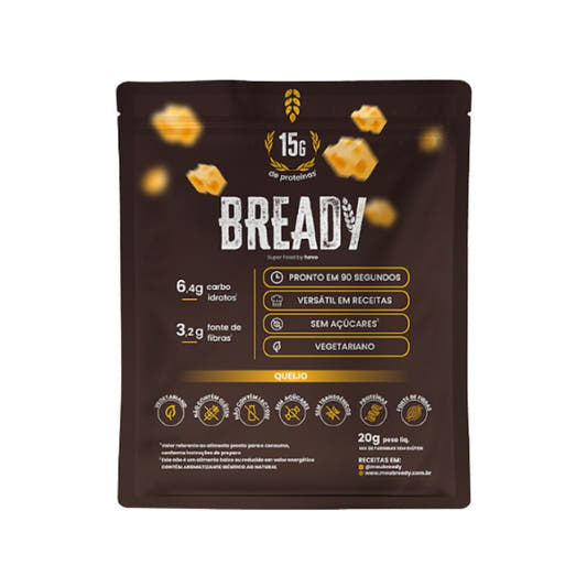 Mistura Para Pão Low Carb Sabor Queijo 20g Bready