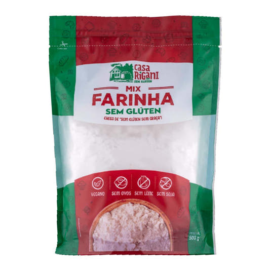 Mix Farinha Sem Glúten 500g Casa Rigani