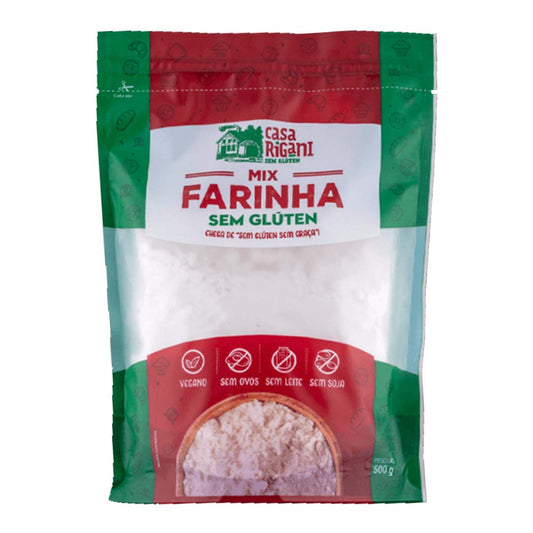 Mix Farinha Sem Glúten 500g Casa Rigani