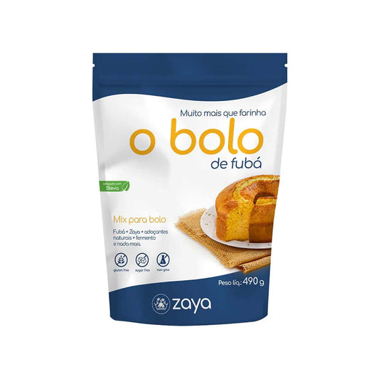 Mix Para Bolo de Fubá 490g Zaya