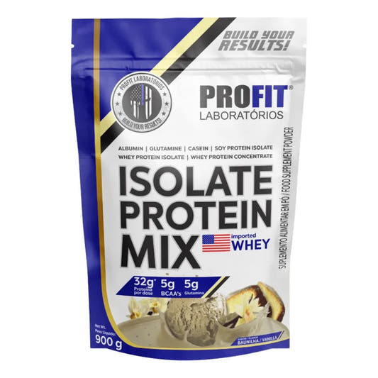 Mix de Proteínas Isoladas Baunilha 900g Profit Labs