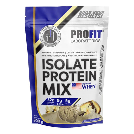 Mix de Proteínas Isoladas Baunilha 900g Profit Labs