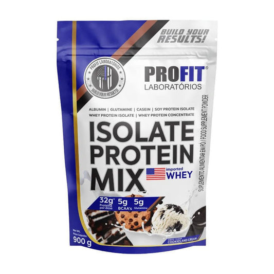Mix de Proteínas Isoladas Cookies and Cream 900g Profit Labs
