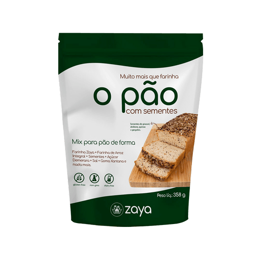 Mix para Pão com Sementes 358g Zaya Flour