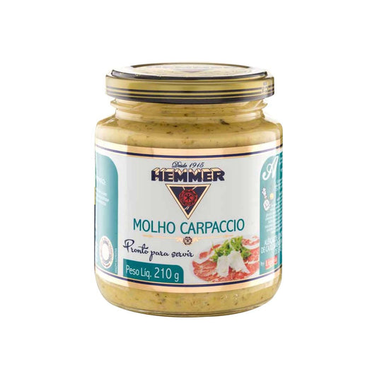 Molho Para Carpaccio 210g Hemmer