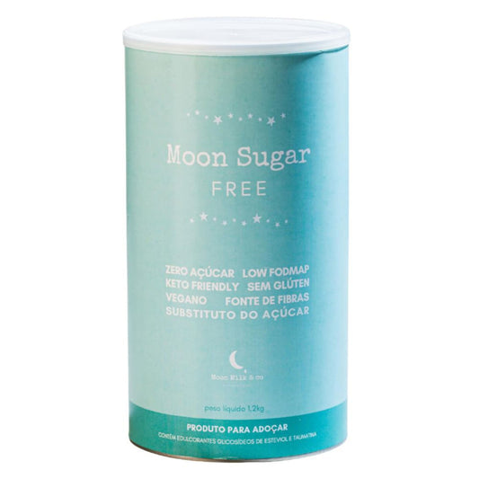 Moon Sugar Adoçante Zero Carboidratos e Sem Polióis 1,2Kg Moon Milk