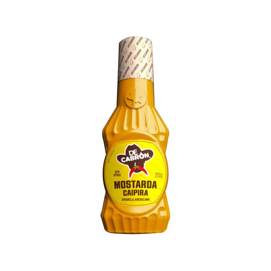 Mostarda Amarela Caipira 200g de Cabrón