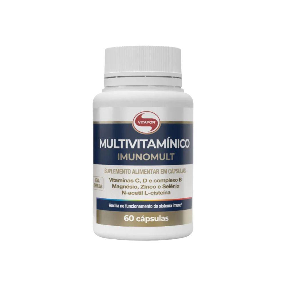 Multivitamínico Imunomult 60 Cápsulas Vitafor