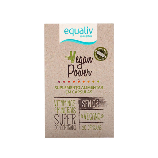 Multivitaminico Power Vegan Sênior 30 Cápsulas Equaliv