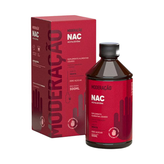 NAC Acetilcisteína Líquido 500ml Moderação
