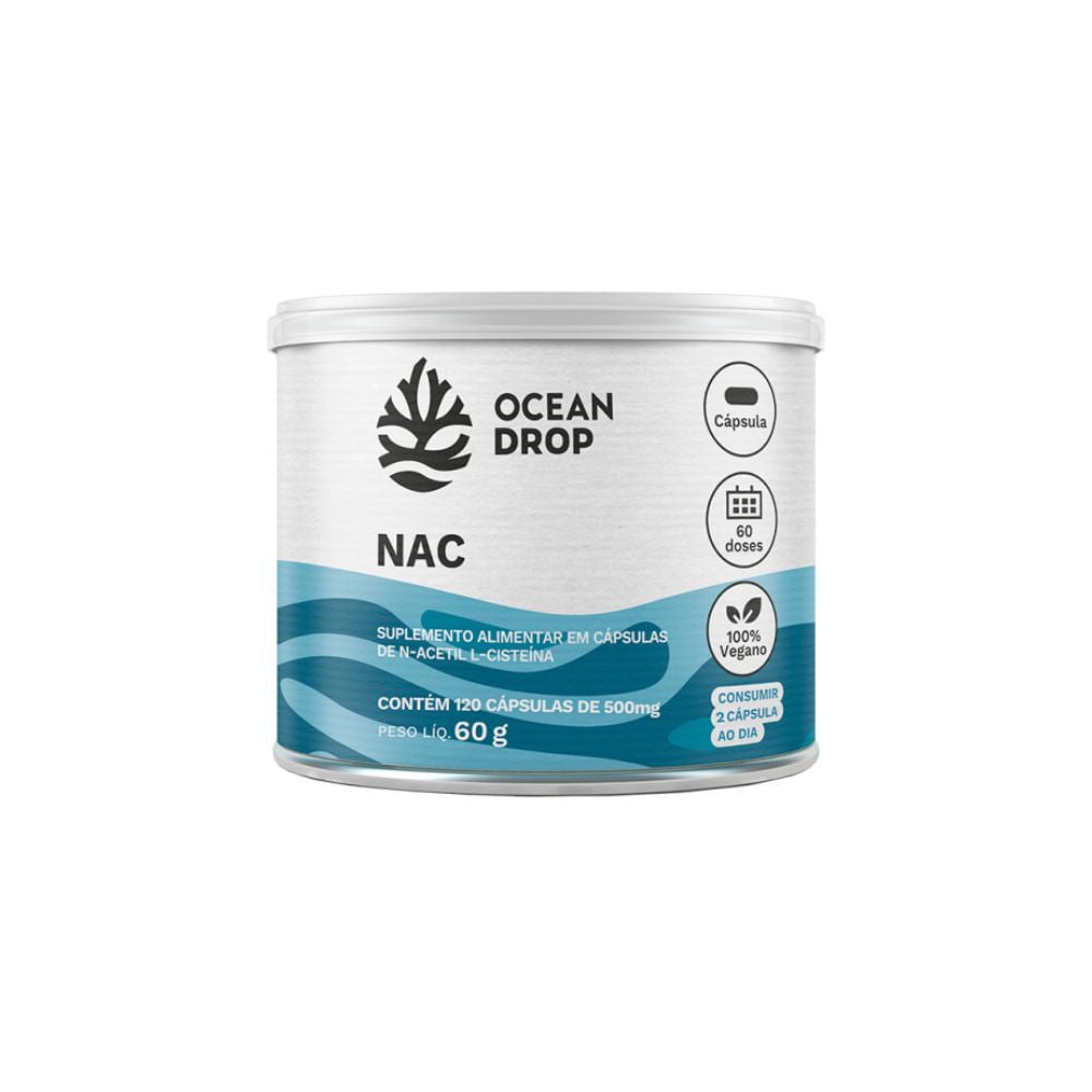 NAC N-Acetil L-Cisteína 120 Cápsulas Ocean Drop