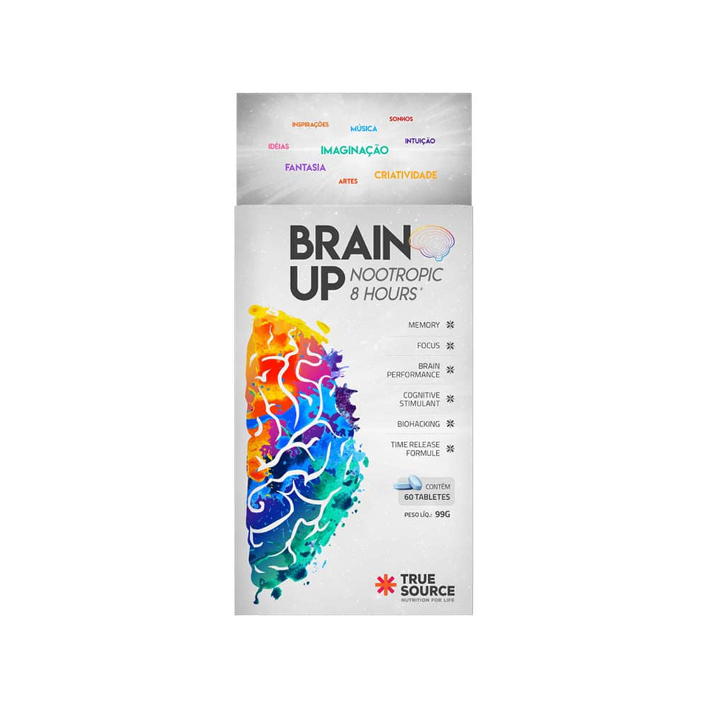 Nootrópico Brain Up 60 Tabletes True Source