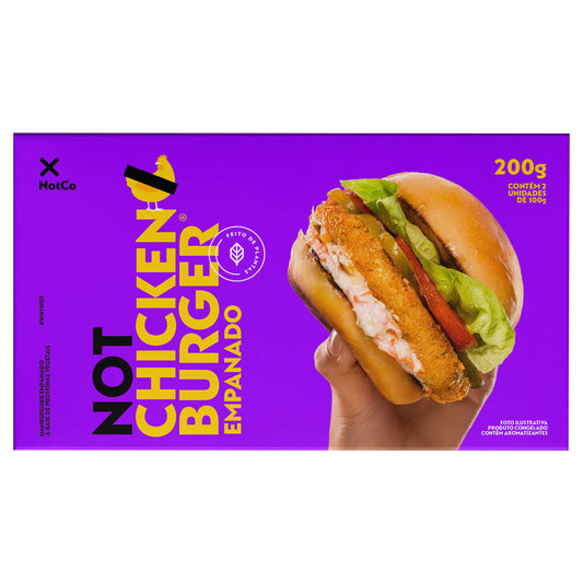 Not Chicken Hambúrguer Empanado 200g NotCo