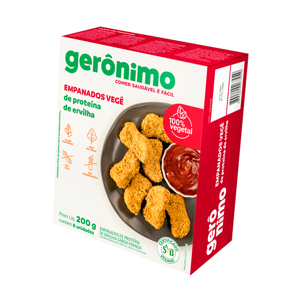 Nuggets Vegano Sabor Frango 200g Gerônimo