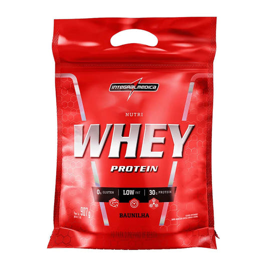 Nutri Whey Protein Baunilha Pouch 907g Integralmedica