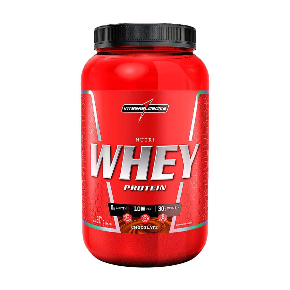 Nutri Whey Protein Chocolate Pote 907g Integralmedica