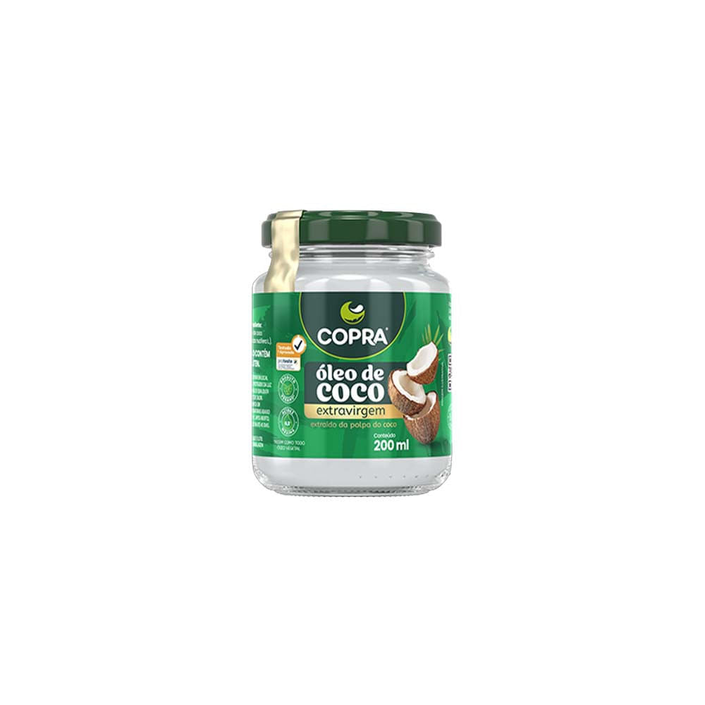 Óleo de Coco Extra Virgem 200ml Copra
