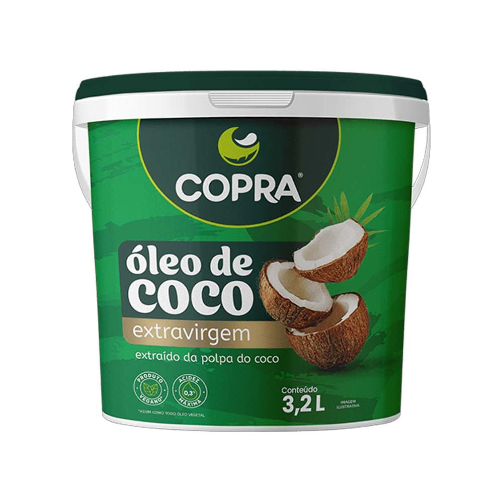 Óleo de Coco Extra Virgem 3.2L Copra