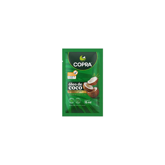 Óleo de Coco Extra Virgem Sachê 15ml Copra