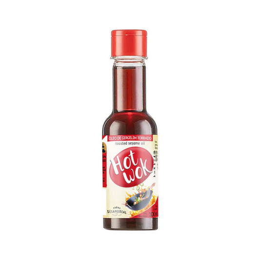 Óleo de Gergelim Torrado Hot Wok 100ml Sésamo Real