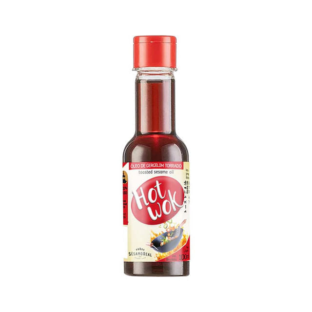 Óleo de Gergelim Torrado Hot Wok 100ml Sésamo Real