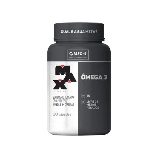Ômega 3 90 Cápsulas Max Titanium